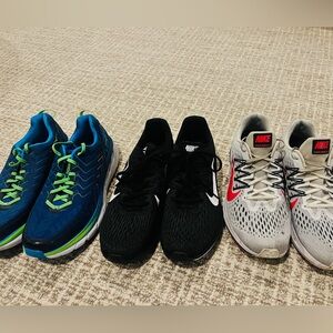 MENS NIKE and HOKA SNEAKER LOT
